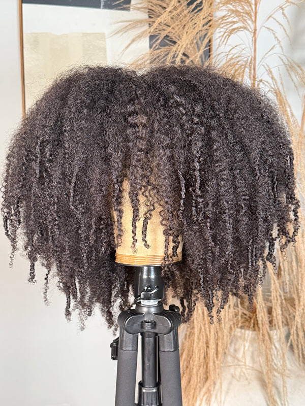 Kinky Curly Flipover Half Wig